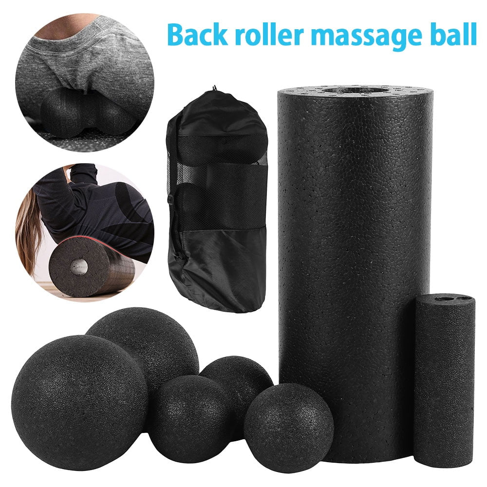 Foam Roller Set -Muscle Roller Set with Massage Stick Massage Ball High Density Massager Roller with Bag